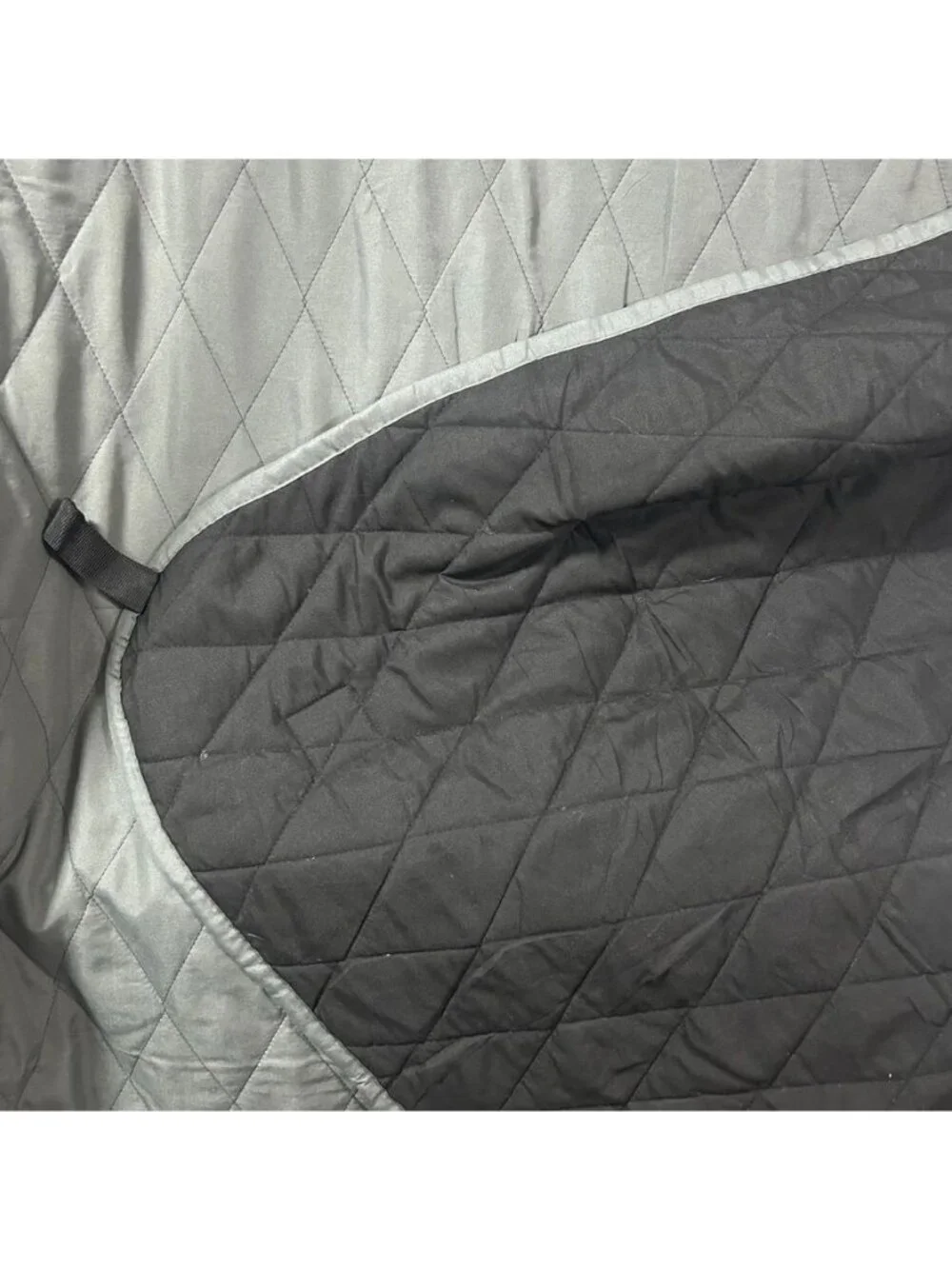 Mercedes-Benz Quilted Gray/Black Pet Seat Cover Blanket 52”x75” Adj Straps Logo